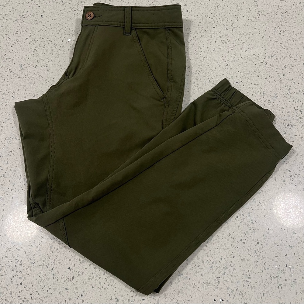 NWOT TEN TREE Men's Stretch Twill 5 Pocket Jogger Pants Chinos Olive Night Green